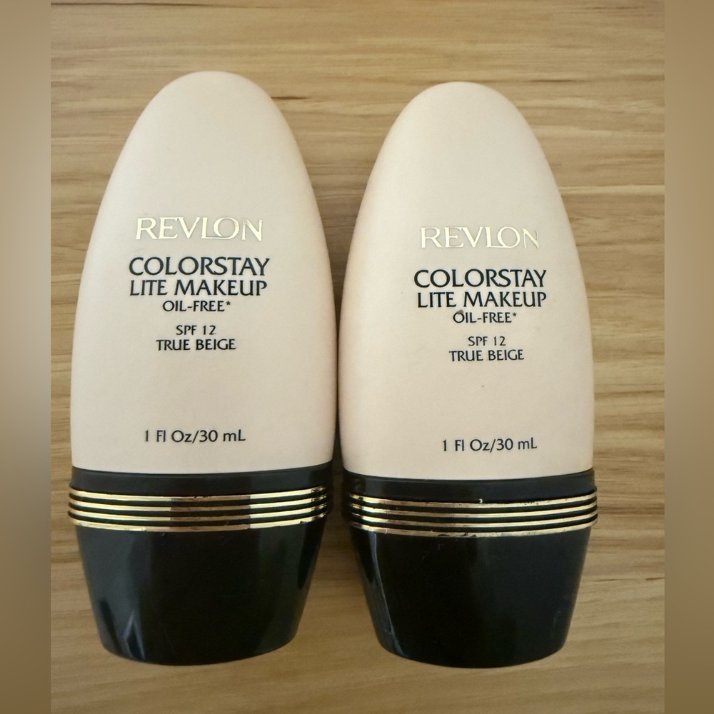 Revlon ColorStay Lite Makeup Oil-Free SPF 12 True Beige – 2 Pack – Unopened‎